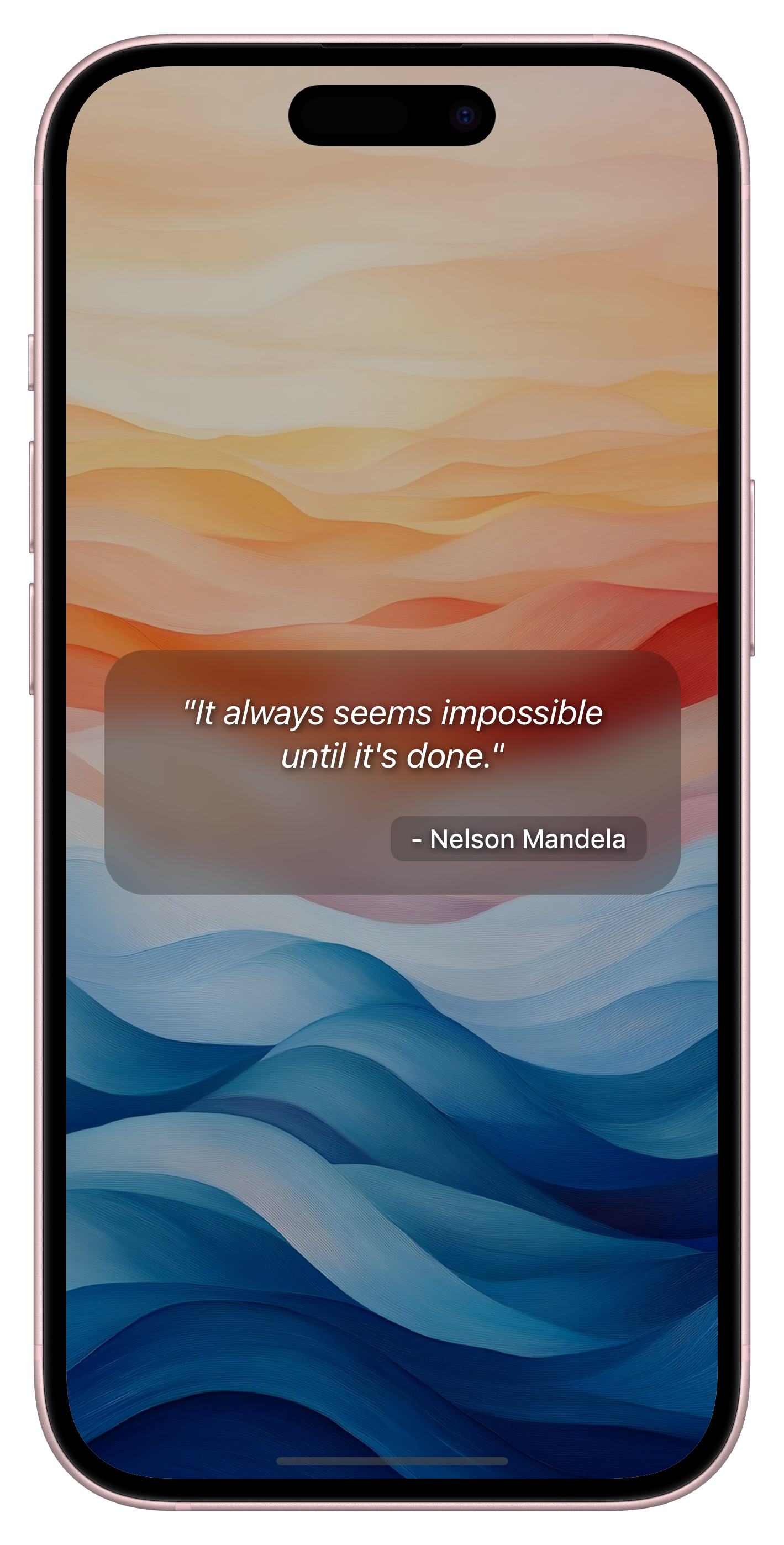Motivision iOS App Mockup
